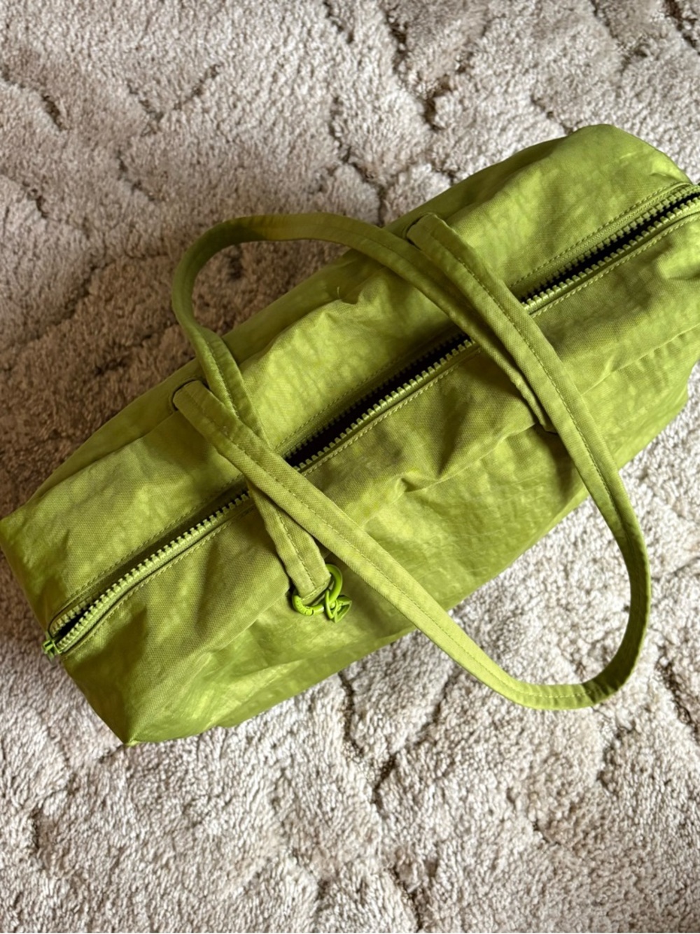 BAGGU Green Juice medium bowler